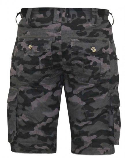 D555 ZAVIER Camo Cotton Cargo Shorts - Shorts - Shorts hommes grande taille