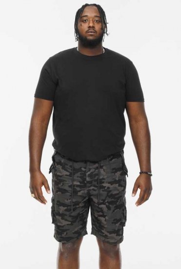 D555 ZAVIER Camo Cotton Cargo Shorts - Shorts - Shorts hommes grande taille