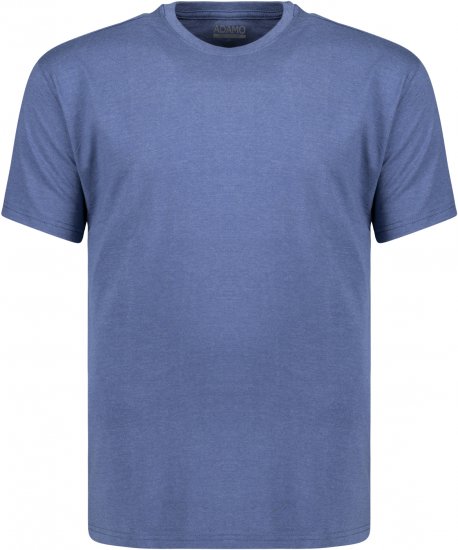 Adamo Kevin Regular fit T-shirt Indigo Blue - T-shirts - T-shirts Homme Grande Taille