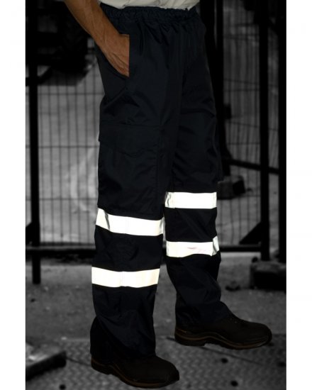 Leo Appledore Cargo Rain pants Navy - Vêtements de travail - Vêtements de travail grandes tailles
