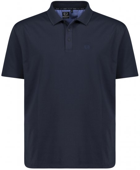 Adamo Picco Technical Sports Polo Navy - Sport & outdoor - Vêtements de sport grande taille 