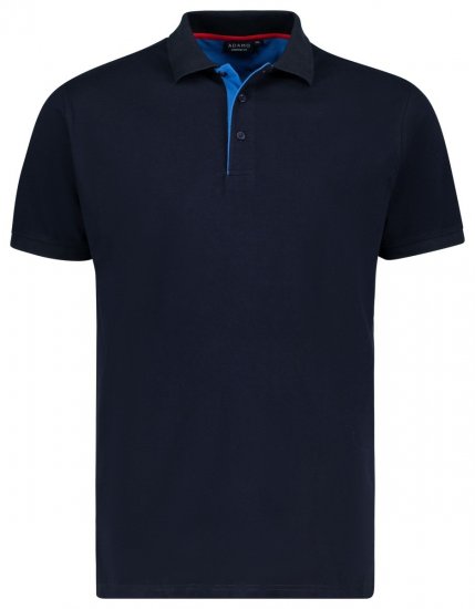 Adamo 139401 Polo Bleu foncé - Polos - Polos homme grande taille