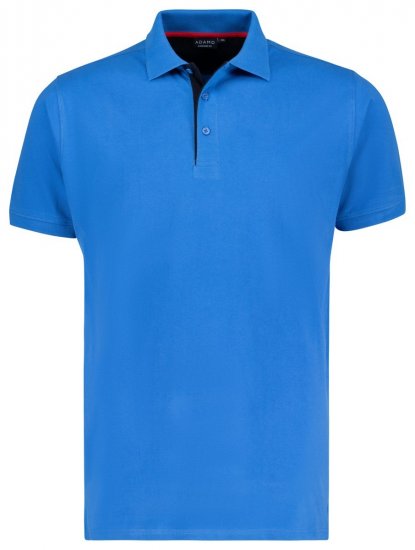Adamo 139401 Polo Bleu clair - Polos - Polos homme grande taille
