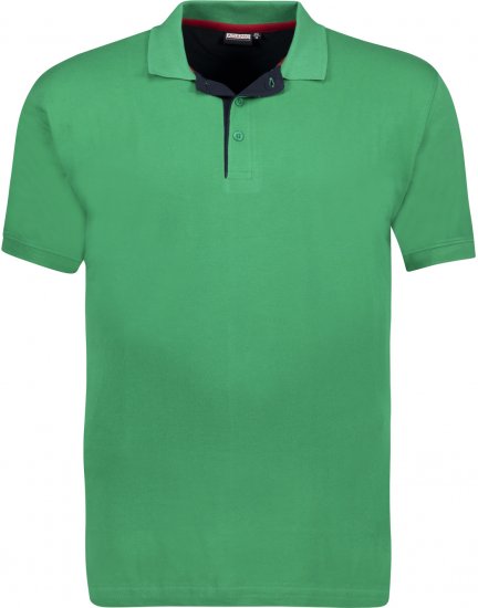 Adamo Pablo Comfort fit Polo shirt Green - Polos - Polos homme grande taille