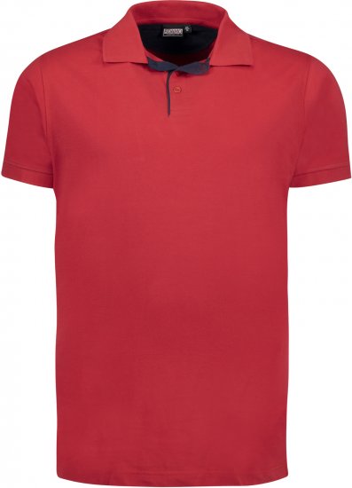 Adamo Pablo Comfort fit Polo Shirt Red - Polos - Polos homme grande taille