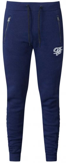 D555 Javier Fashion Sweatpants Navy - Pantalons/shorts de survêtement - Survêtement/jogging grandes tailles