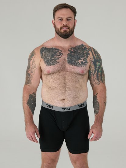 Duke Driver Boxershorts Black, Grey, Navy 3-Pack - Sous-vêtements & bain - Sous-vêtements Grande Taille