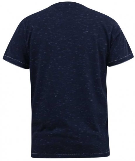 D555 DENNIS Official AC/DC Printed Crew Neck T-Shirt Navy Reno - T-shirts - T-shirts Homme Grande Taille