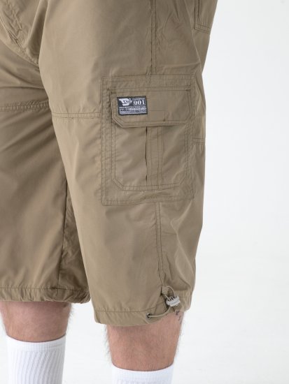 D555 Mason Pantacourt à poches latérales Beige - Shorts - Shorts hommes grande taille