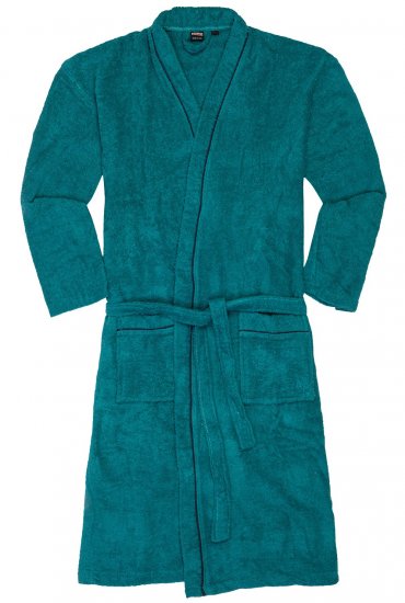 Adamo Joey Bathrobe Petrol - Sous-vêtements & bain - Sous-vêtements Grande Taille