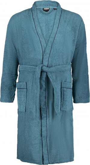 Adamo Joey Bathrobe Petrol - Sous-vêtements & bain - Sous-vêtements Grande Taille