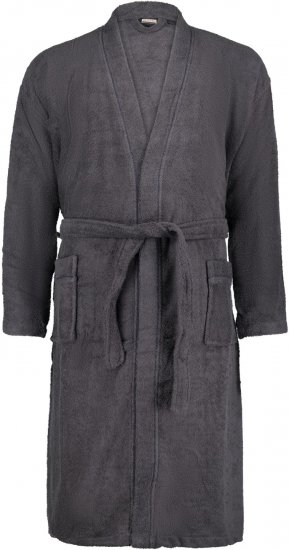 Adamo Joey Bathrobe Charcoal - Sous-vêtements & bain - Sous-vêtements Grande Taille