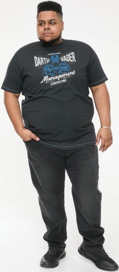 D555 SOLO Official Star Wars Management Consulting Printed T-Shirt Black Reno - T-shirts - T-shirts Homme Grande Taille