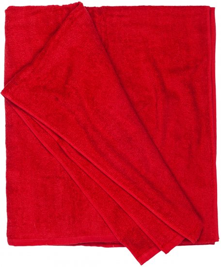 Adamo Helsinki XXL Towel Red - Sous-vêtements & bain - Sous-vêtements Grande Taille