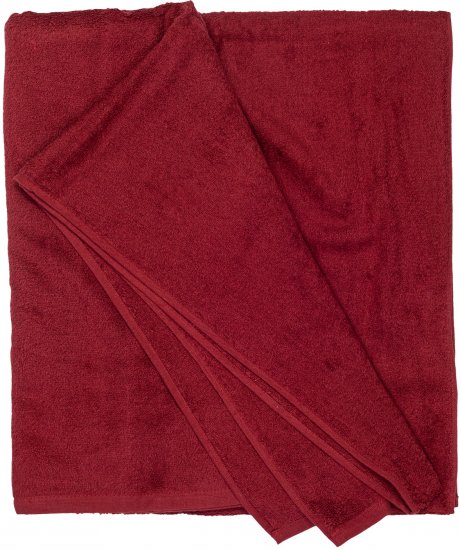 Adamo Helsinki XXL Towel Burgundy - Sous-vêtements & bain - Sous-vêtements Grande Taille
