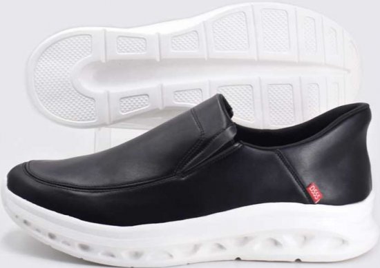 D555 Carlisle 2 Kingsize Hands Free Shoes Black - Chaussures homme 40-52 - 