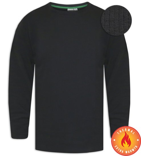 D555 Exeter Thermal Long Sleeve T-Shirt - Sous-vêtements & bain - Sous-vêtements Grande Taille