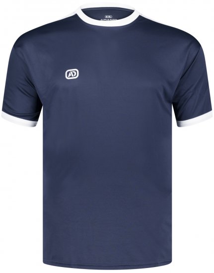Adamo Marco Technical Sports T-shirt Navy - Sport & outdoor - Vêtements de sport grande taille 
