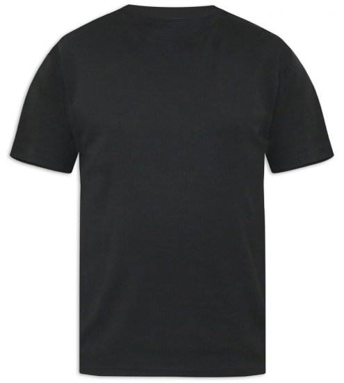 D555 Motherwell Thermal Short Sleeve T-Shirt Black - Sous-vêtements & bain - Sous-vêtements Grande Taille