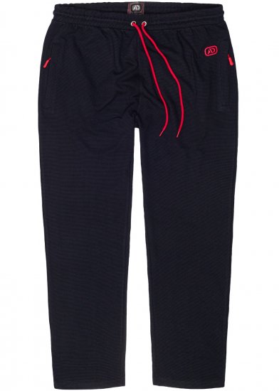 Adamo Matteo Ottoman Sweatpants Navy - Pantalons/shorts de survêtement - Survêtement/jogging grandes tailles