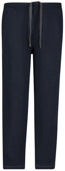 Adamo Athen Sweatpants with Open Hem Navy - Pantalons/shorts de survêtement - Survêtement/jogging grandes tailles