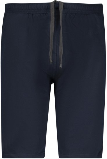 Adamo Athen Sweatshorts Navy - Pantalons/Shorts de survêtement - Survêtement/jogging grandes tailles