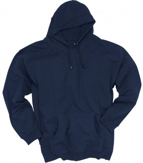 Adamo Athen Hoodie without Zipper Navy - Sweatshirts & hoodies - Sweatshirts/Hoodies grande taille homme