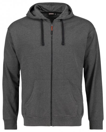 Adamo 159306 Veste à capuche Gris foncé chiné - Sweatshirts & hoodies - Sweatshirts/Hoodies grande taille homme