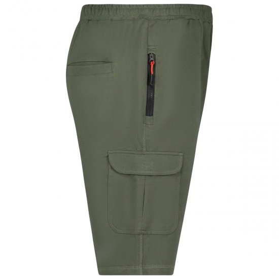 Adamo 159308 Short cargo Olive - Pantalons/shorts de survêtement - Survêtement/jogging grandes tailles