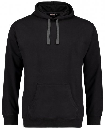 Adamo 159310 Sweat à capuche Noir - Sweatshirts & hoodies - Sweatshirts/Hoodies grande taille homme