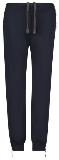 Adamo 159312 Pantalon de jogging à poches zippées Bleu foncé - Pantalons/shorts de survêtement - Survêtement/jogging grandes tailles