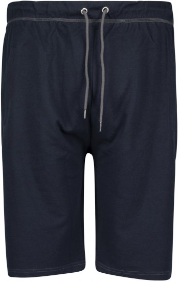 Adamo Moritz Sweatshorts Navy - Pantalons/shorts de survêtement - Survêtement/jogging grandes tailles