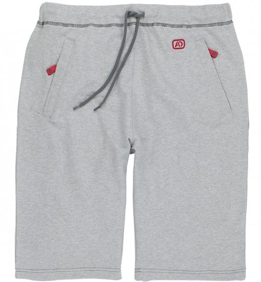 Adamo Moritz Sweatshorts Grey - Pantalons/shorts de survêtement - Survêtement/jogging grandes tailles