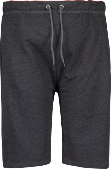 Adamo Moritz Sweatshorts Charcoal - Pantalons/shorts de survêtement - Survêtement/jogging grandes tailles