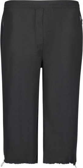 Adamo Oskar Capri Shorts Black - Pantalons/shorts de survêtement - Survêtement/jogging grandes tailles