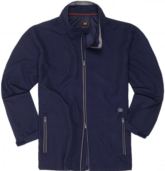 Adamo Oswin Lightweight Fitness Jacket Navy - Sport & outdoor - Vêtements de sport grande taille 