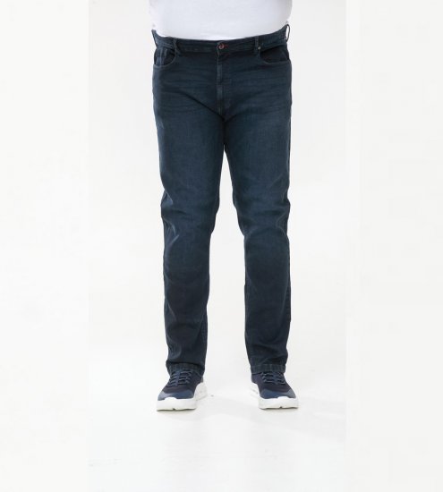 D555 Daniel Tapered Fit Stretch Jeans Blue/Black Wash - Jeans et pantalons - Jeans et Pantalons grande taille 