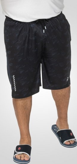 D555 Woking Dry Wear Fully Elasticated Polyester Shorts Navy - Sport & outdoor - Vêtements de sport grande taille 