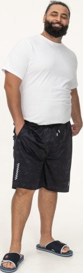 D555 Woking Dry Wear Fully Elasticated Polyester Shorts Navy - Sport & outdoor - Vêtements de sport grande taille 