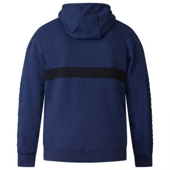 D555 Sergio Half Zip Hoodie Navy - Sweatshirts & hoodies - Sweatshirts/Hoodies grande taille homme
