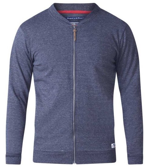 D555 Arnie Sweatshirt With Pocket Navy - Sweatshirts & hoodies - Sweatshirts/Hoodies grande taille homme