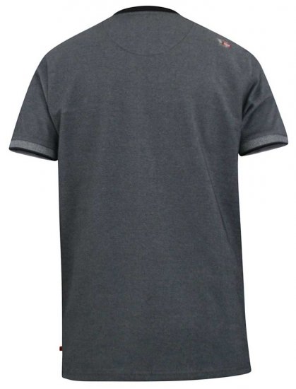 D555 Owen Colorless Polo Charcoal - Polos - Polos homme grande taille