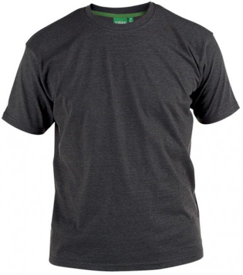 D555 Flyers Crew Neck T-shirt Charcoal - T-shirts - T-shirts Homme Grande Taille
