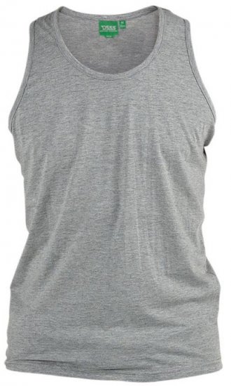 D555 Fabio Tanktop Grey - T-shirts - T-shirts Homme Grande Taille