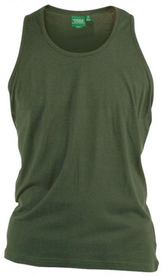 D555 Fabio Tanktop Khaki - T-shirts - T-shirts Homme Grande Taille