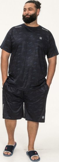 D555 Solihull Dry Wear Light Weight Poly Crew Neck T-Shirt Navy - Sport & outdoor - Vêtements de sport grande taille 