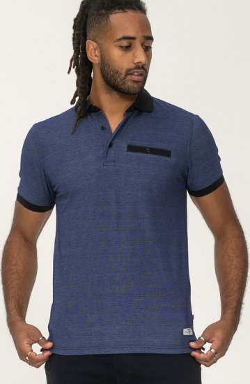 D555 Newcastle Polo Shirt Grey - Polos - Polos homme grande taille