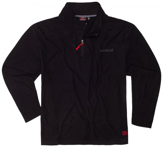 Adamo Vancouver Fleece Sweater Black - Sport & outdoor - Vêtements de sport grande taille 