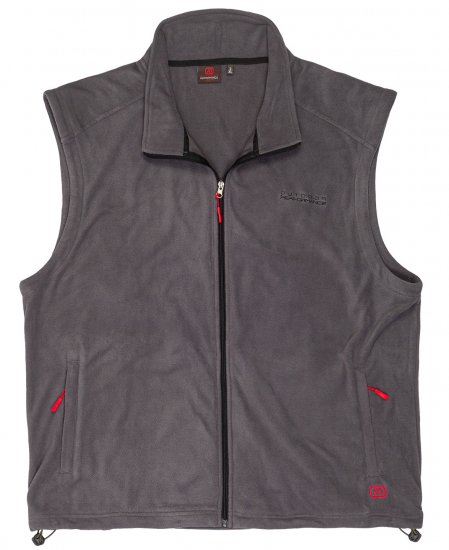 Adamo Montreal Fleece Vest Grey - Sport & outdoor - Vêtements de sport grande taille 