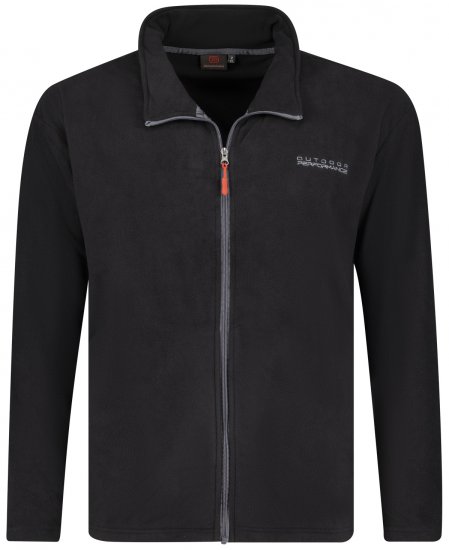 Adamo Toronto Fleece Jacket Black - Sport & outdoor - Vêtements de sport grande taille 